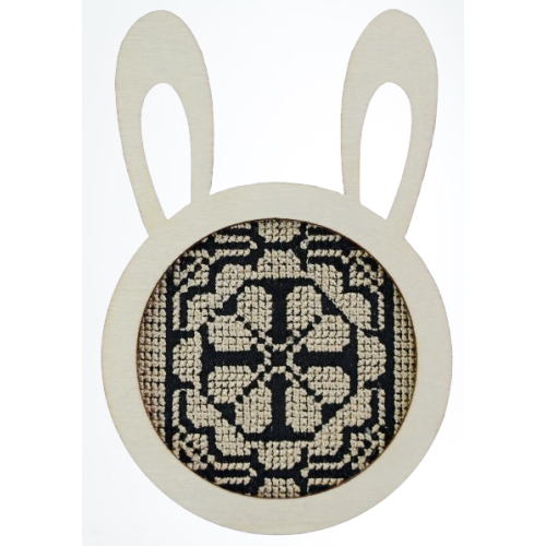 Imanes de nevera con forma de conejo hechos a mano de estilo étnico