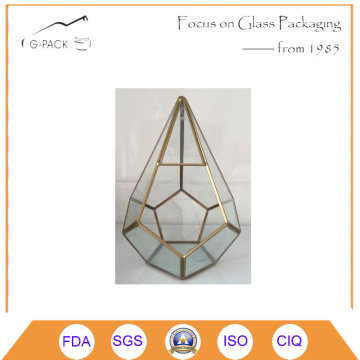 Pot for Flowers Handmade Prism Glass Terrarium&Nbsp;