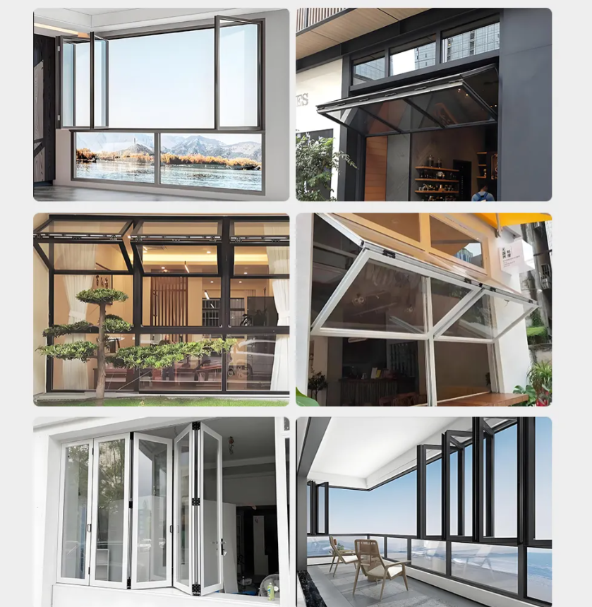 Aluminum Bi-Folding Windows