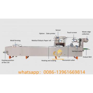 Engångsmedicinsk mjuk blisterförpackningsmaskin