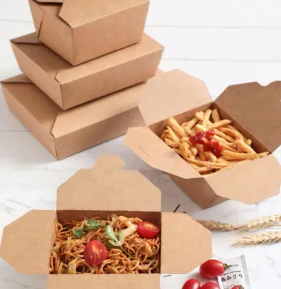 Disposable Kraft Take Away Salad Box