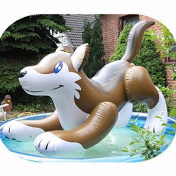 Inflatable Wolf Animal Toy, Different Animal Shapes Can be Made, OEM, ODM Orders Welcomed