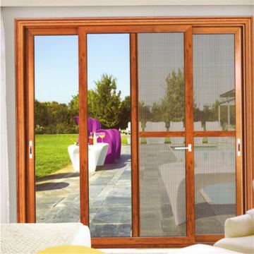 Aluminum Lift Sliding Door with Security Screen