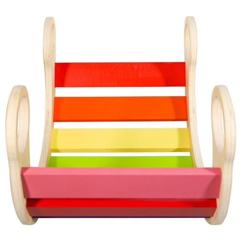 waldorf wooden rocking play