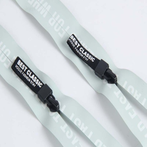 Tight printed letters waterproof zipper for clothing