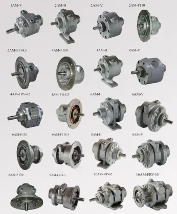 Gast Air Operate Motor 2AM -0.93HP Vane Pneumatic Air Motor with Gear Reducers