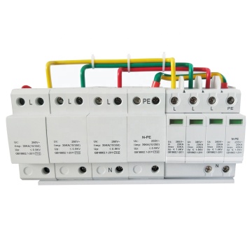 Peranti Perlindungan Surge SPD B + C Jenis 1 10/350 + Jenis II 8/20