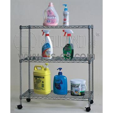 Trolley Metal Bath Shelf (Double Level)