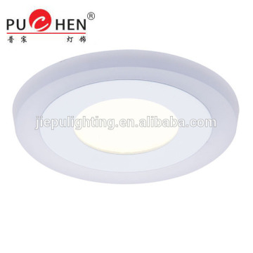 round acrylic 6w 4200K led panel light with side light white color