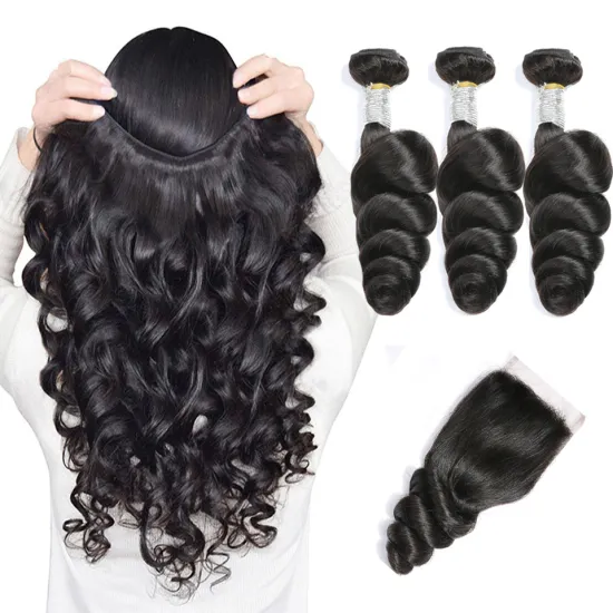 12a Grade Virgin Hair Bundle , Real Unprocessed Peruvian Hair  Vendor