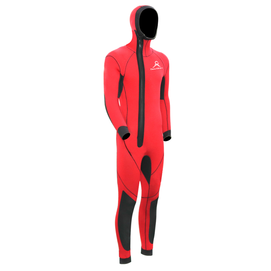 Dw016 Seaskin Mens Hooded Wetsuit 3