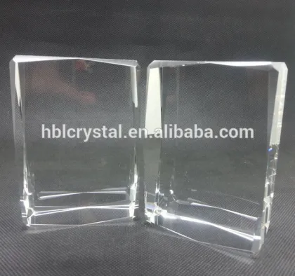 Hot sale k9 blank crystal cubes for engraving