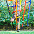 Backyard Climbing Cargo Net for Kids Ninja Net