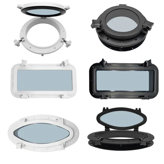 High Quality Marine Accessories ABS Plastic Porthole for Boat Parts Wholesale