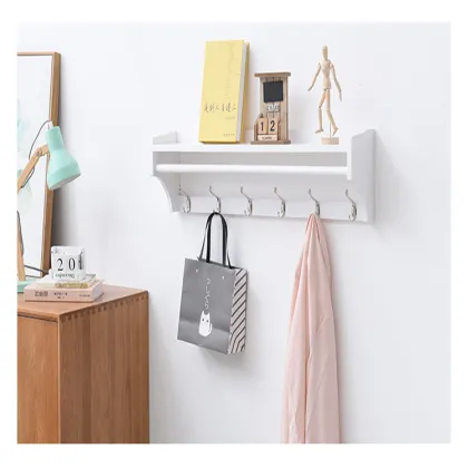 2021 Wooden Wall Shelf Simple Modern Living Room Bookshelf