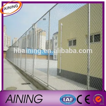 Galvanized chain link fence/Chain link mesh seller/used chain link fence post