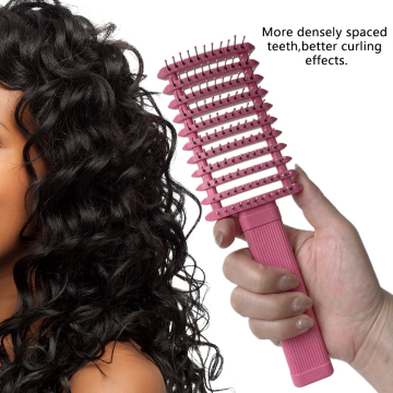 2024 Vented Hair Brush: Less Pulling Detangling Curl Defining Brush for Women and Men
