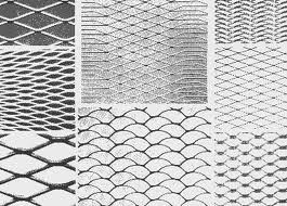 Perforated Stainless Steel / Aluminum Expanded Metal Mesh, Wire Netting For Construction