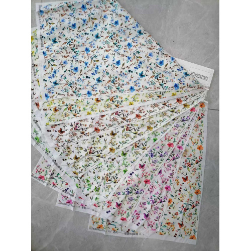 3D digital print viscose rayon poplin fabric for dress