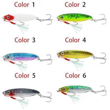3 Times Luya Lure Silicone Plastic Minnow Jigging Bait 20g