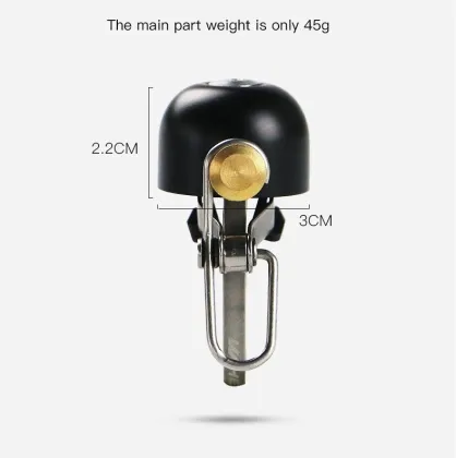 Unique Custom Handlebar Copper Bike Bell - High Quality Durable Mini Bicycle Bell Ring