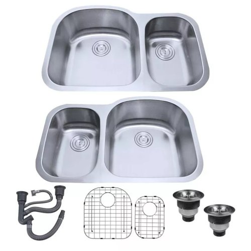 Cuisine moderne Undermount Double Bowl évier