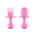 Food Grade Silicone First Self Feeding Infant Utensils