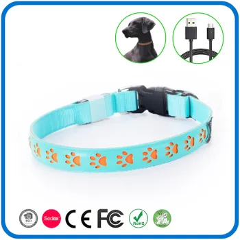 Night Safety LED Glow Luminous Dog Collars