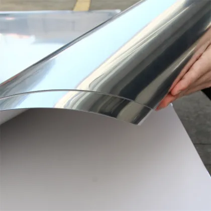 0.25 - 1 mm 915x1830 PETG Mirror Sheet UV Blocking One-Way Mirror Film for Building/Home Windows