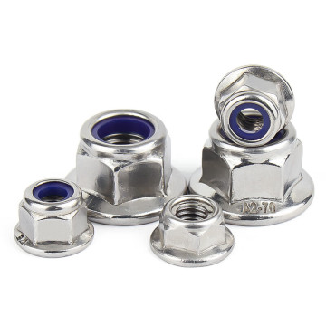 Stainless Steel 304 M16 Hot Sale Torque Type Hexagon Nuts with Flange - DIN6926
