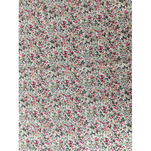 Tissu d&#39;impression 45S de navette en popeline de rayonne Design de fleurs