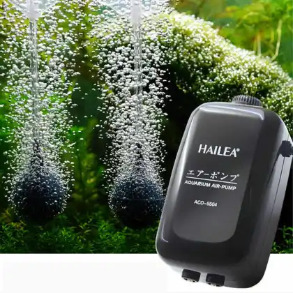 Hailea Silent Air Compressors: ACO-5501, ACO-5503, ACO-5504, ACO-5505 - Ultra Quiet Electromagnetic Air Pumps