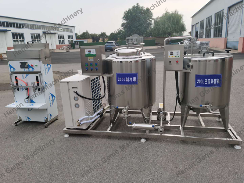 300L Fresh Cow Milk Cooling Storage Tank