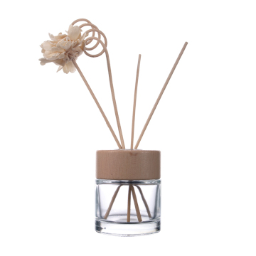 Empty Glass Reed Diffuser Bottles - Luxury Aroma Container with Cap Cover