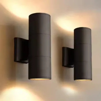 6W, 10W, 12W, 24W, 48W, 60W LED Wall Lamps: Up and Down, Aluminum Decorative Wall Sconces for Outdoor Garden Lighting