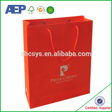 Custom Wholesale Cheap Embossed Paper Bag