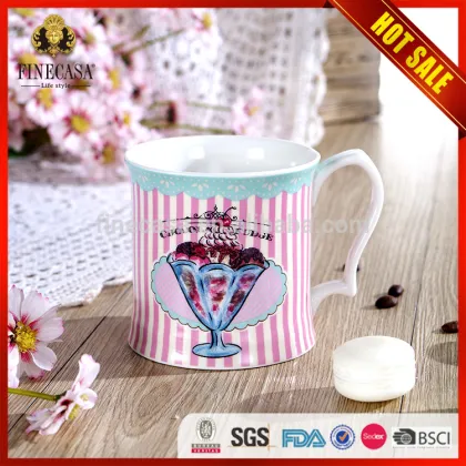 Elegant design tea mug set ceramic