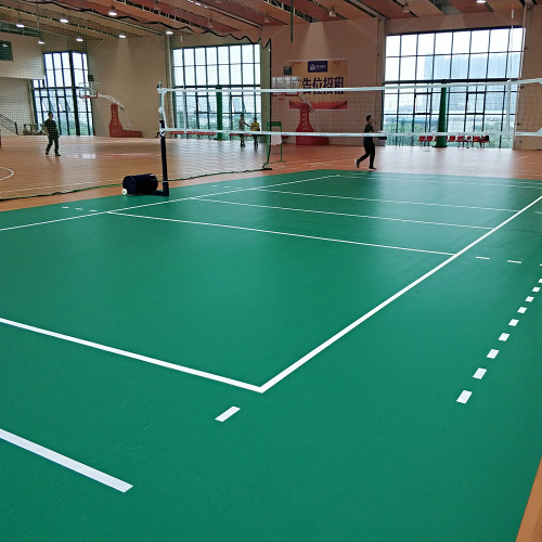 Piso de PVC para esportes internos de voleibol