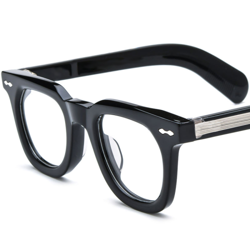Custom 2-colors Tortoise Round Acetate Frame