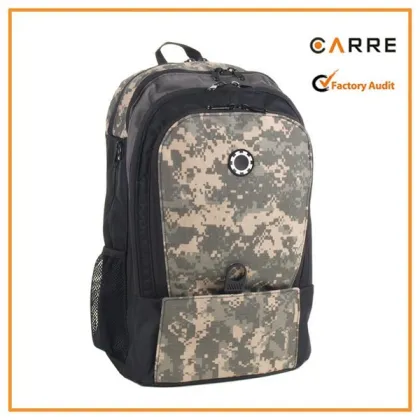 Camouflage camo backpack diaper bag for daddy