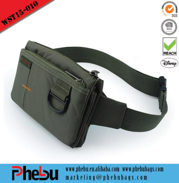 RFID Blocking Security Travel Passport Money Belt bag(WST15-010)