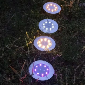 8/10/12 LED Solar Pathway Landscape Lights