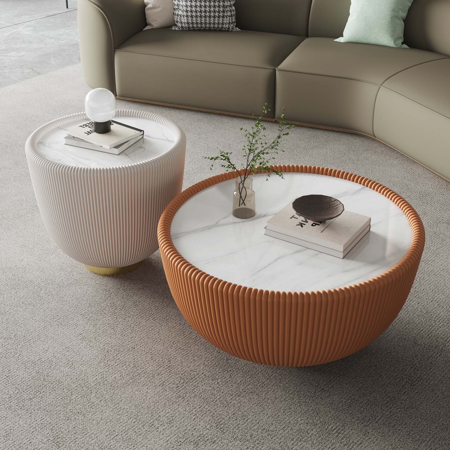 Nordic rock plate coffee table 1