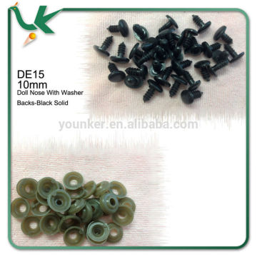 10mm Craft Eyes Toy eye Black Doll Eyes With Washer Backs