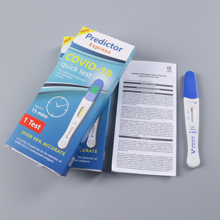 Saliva baséiert Rapid Antigen Test