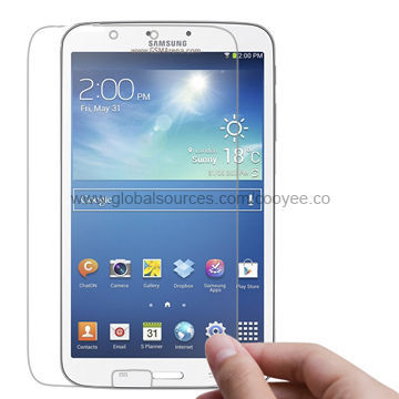 Anti-bacterial Screen Protector for Galaxy Tab3, Anti-glare FIXFILM with Antimicrobial Function