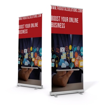 Low Price Hot Sale Aluminum Roll Up Banners with Stand - Affordable Advertising Solution