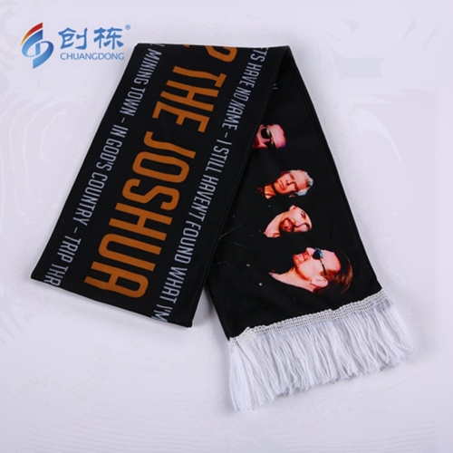 Custom promotion advertising design digital printing scarf