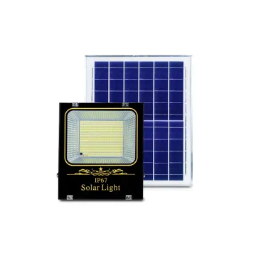 50W Solar LED Flood Light with Outdoor Floodlight Reflector: IP65 Waterproof Outdoor Lighting