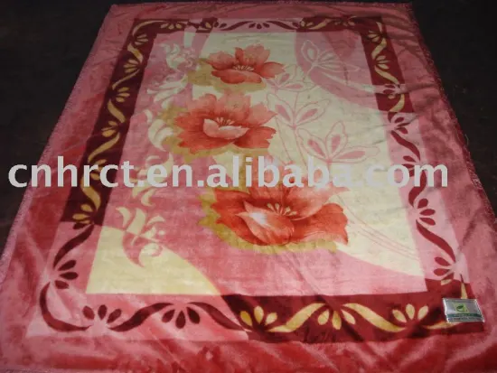 100% polyester blanket double ply